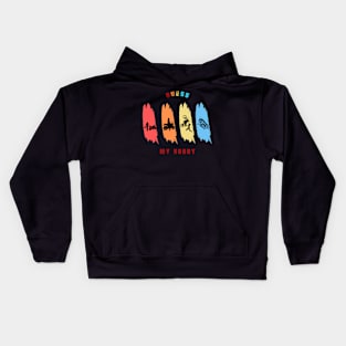 Biking every day Kids Hoodie